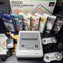 スーパーファミコン　本体＆ドラクエシリーズなどソフト７本