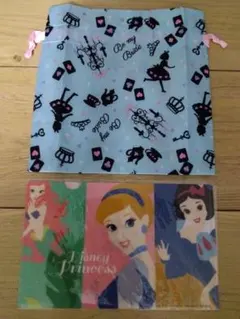 【2点セット】巾着ポーチ　ミニファイル