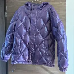 00s OLD UNIQLO ダイヤキルティング ダウンジャケット Mパープル