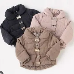 petit main 中綿リボンジャケット