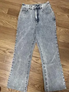 ハイウエスト デニムパンツ