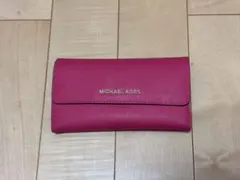 MICHAEL KORS 三つ折財布 長財布 ピンク