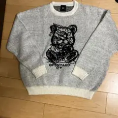 ＯＹ　ニット　セーター ベア オードリー くま ホワイト OY クマセーター OY ニット セーター ベア オードリー くま