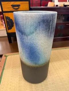 前田泰昭】日本新工芸会員 日展特選陶芸作家 前田泰昭作 辰砂波濤 花瓶