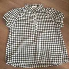 ギンガムチェック ブラウス