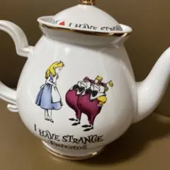 セール！レアカワイイ！アリスのティーポット 大人かわいいアリス☆アリスのティーパーティーのティーポット