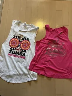 正規品ZUMBA ウェア 2点セット ノースリーブ　リメイク有りのサムネイル