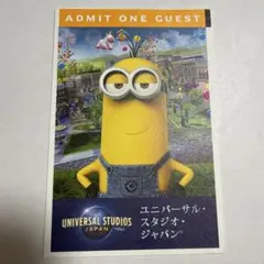 USJ 使用済みチケット ユニバーサルスタジオジャパン ミニオンズ ケビンのサムネイル