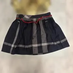 1度着用 BURBERRY チェック柄スカート 150cmのサムネイル
