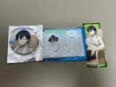 極楽湯　ブルーロック　潔世一　缶バッジ　アクスタ　3点セット