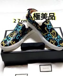 【極美品】GUCCI スニーカー GUCCI スリッポン ゴースト 付属品全有り