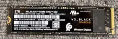 WD_BLACK SN850 2TB NVMe SSD 本体