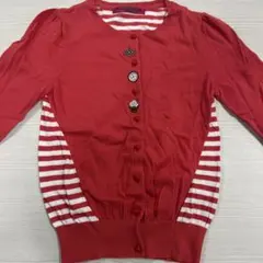 DOLLY GIRL 赤 長袖カーディガンのサムネイル