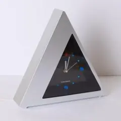 美品 希少 置時計（三角型） ネオンライト レトロ 大嶋漆器店有限会社