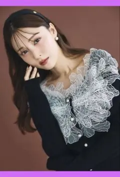 poláura polaura レースフリルカーディガン　ポローラ レースフリルカーディガン – poláura OFFICIAL ONLINE STORE