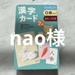 nao様 漢字カード1集　2集　3集　まとめ売り