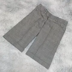 本日限定価格 OFUON ✨ オフオン ハーフパンツ 【S】 黒　白　チェック柄