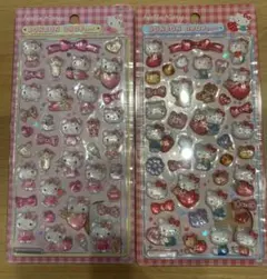 サンリオ　キティちゃん　ボンボンドロップシール　2点　セット