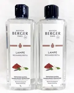 新品未使用 ランプベルジェ アロマオイル 1000ml バニラグルメ 2本