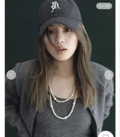 【新品未使用】FRAY I.D ウールツイルロゴキャップ