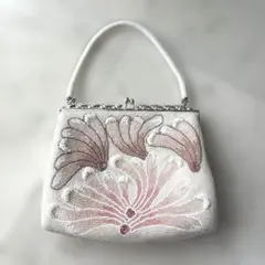 【美品】ビーズバック　総ビーズ　パーティ用にも！