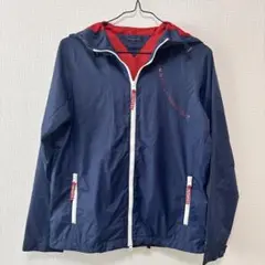 TOMMY HILFIGER ナイロンジャケットセットアップS ネイビーレッド