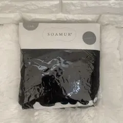 SOAMUR シルクスヌード L ブラック 日本製 シルク100%