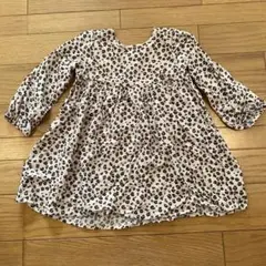 H&M ワンピース　豹柄 18M 86センチ