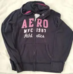 AEROPOSTALE フルジップパーカー ネイビー