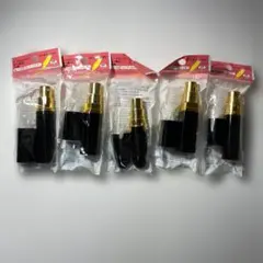 アトマイザー黒色５種セット★携帯香水ボトル★旅行・プレゼントにも◎！【Ｇ04黒】