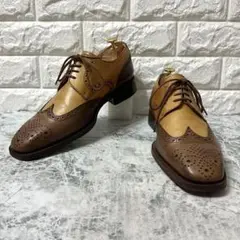 Fratelli Borgioli ウィングチップ ドレスシューズ　25.5cm