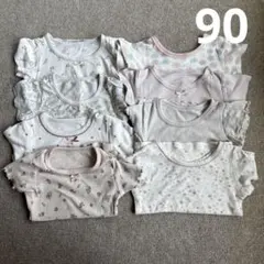 女の子　肌着まとめ売り　８枚セット　半袖