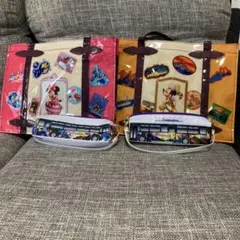 Disney - 非売品　セレブレーションホテル　グッズ　トートバッグ　ポーチ　2点セット Disney - 非売品 セレブレーションホテル グッズ トートバッグ