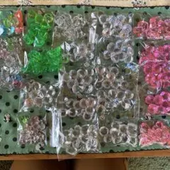 多色アクリルビーズセット値下げ