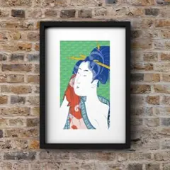 芸者 graphic ART poster