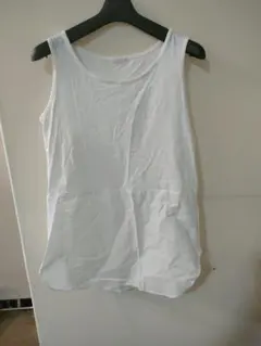 GU ホワイト ノースリーブ チュニック