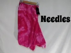 新品！Needles 尼奧爾斯 紮染寬褲 尺寸2