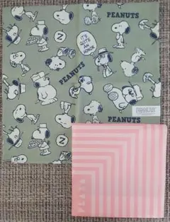 【新品✳︎未使用】スヌーピーバンダナ(ランチクロス)１枚セット スヌーピー ハンカチ バンダナ ランチクロス 大判 ネイビー ⑩N - メルカリ