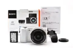 良品★SONY α5000 パワーズームレンズキット ホワイト #777のサムネイル