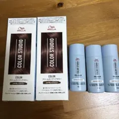 WELLA COLOR STUDIO シナモンブラウン プレトリートメント付のサムネイル