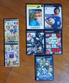 PS2ソフト5本+PSPソフト2本セット 人気タイトル