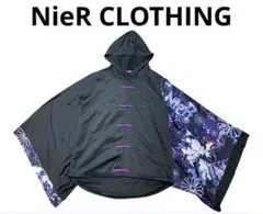 NieR CLOTHINGニーアクロージング 着物風袖 プルオーバー振袖パーカー