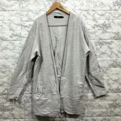 アズールバイマウジー メンズ アウター 薄手 春 グレー コットン 無地