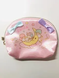 リトルツインスターズ キキ＆ララ ポーチ 新品 未使用 美品 サンリオ リボン付