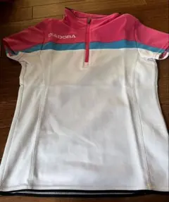 DIADORA ハーフジップ テニスTシャツ