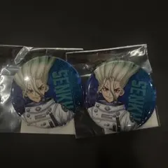 スタンリー2点 缶バッジ 等身 宇宙服 TeNQ テンキュー Dr.STONE - メルカリ