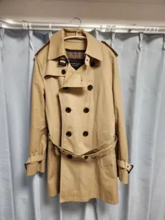 バーバリーブラックレーベル　トレンチコート　ベージュ　サイズM