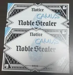 うたプリ タブナイ 1週目入場特典 カミュ 予告状 2枚セット