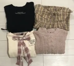 ラブトキシックスまとめ売り4着 ☆トレーナー　セーター　カットソー140&150