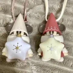 リルリンリン　クリスマス　ディズニー　白　赤　セット　カプセルトイ 2025